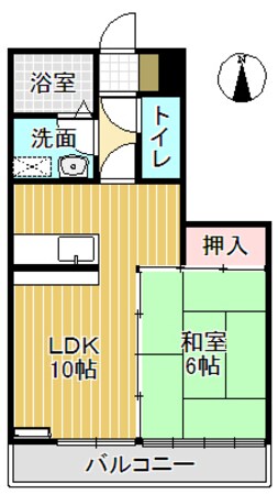 サンロード広上の物件間取画像